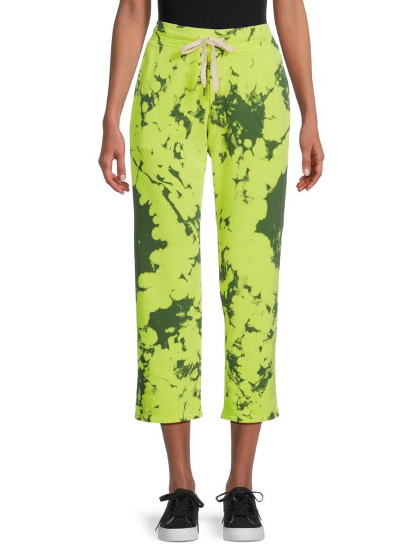 NSF Venice Abstract Print Cropped Pants